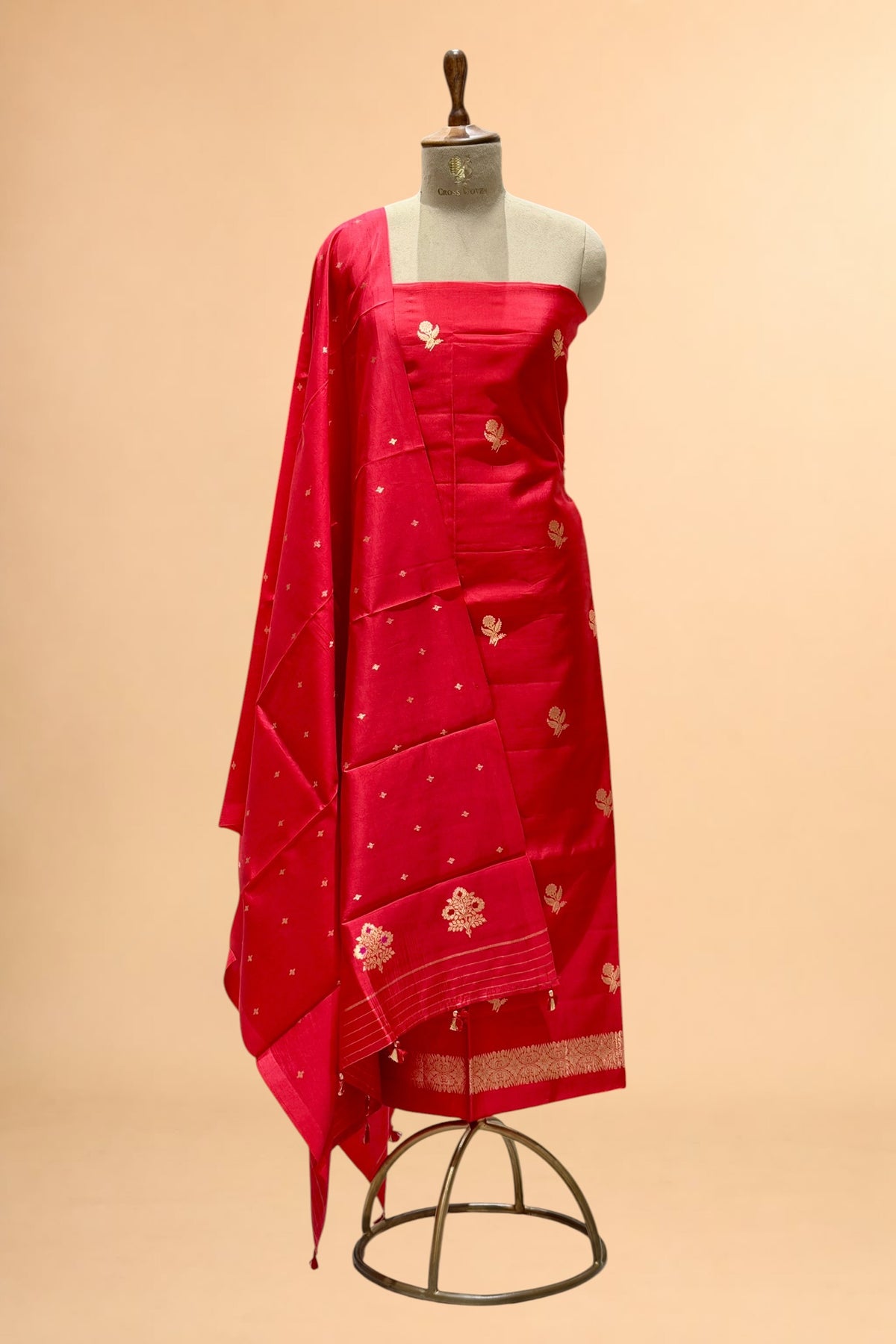 Red Pure Soft Silk Suit Set