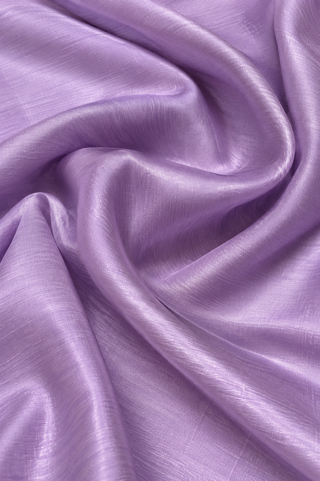 Lavender Plain Pure Chiniya Silk Fabric