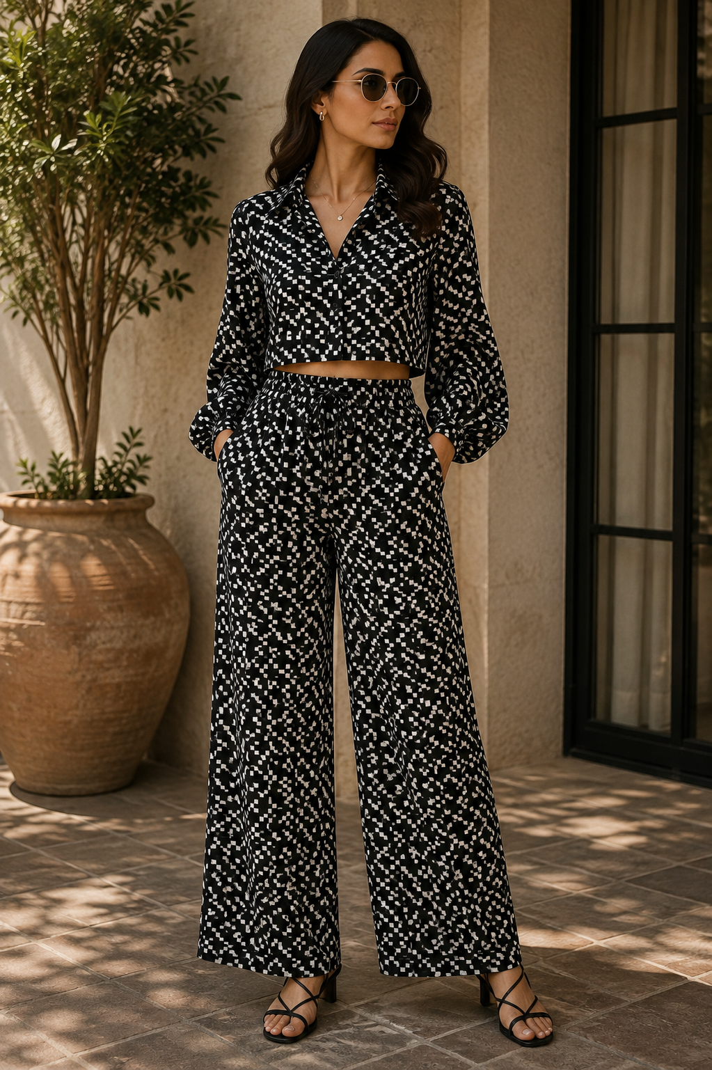 Pure Chanderi Silk Fabric With Black Hand Block Prints