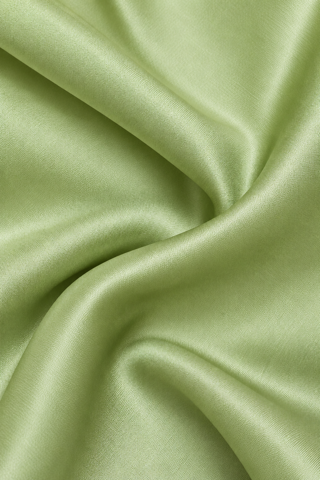 Pista Green Plain Pure Chiniya Silk Fabric